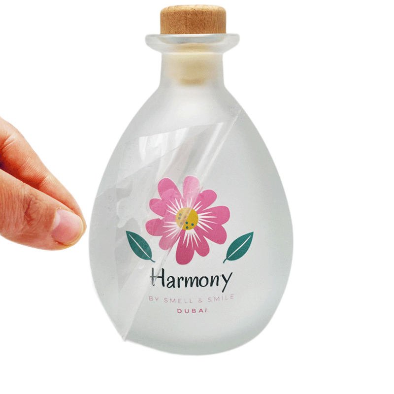 Custom Transfer Printing Logo Packaging Labels Decal Image 3D UV Transferable Labels For Cosmetic Sticker