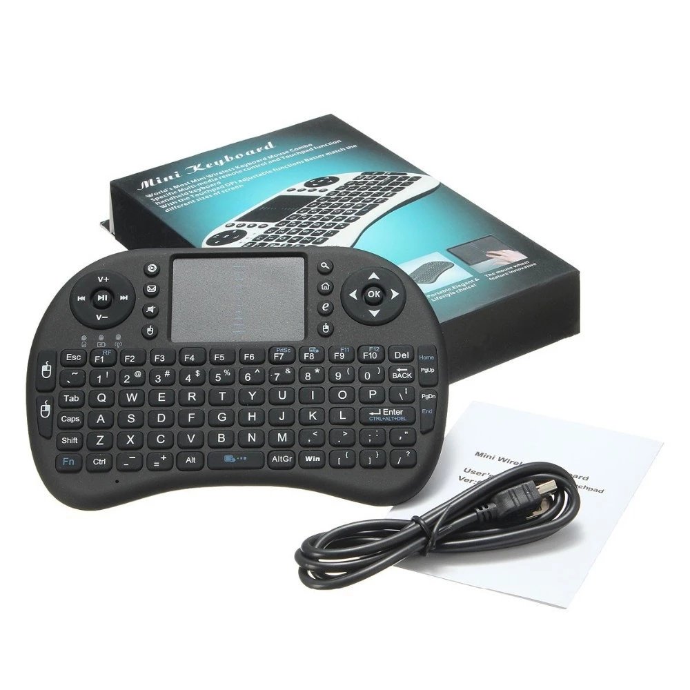mini computer keyboard cover drawing i8 2.4GHZ wireless keyboard for smart tv android box
