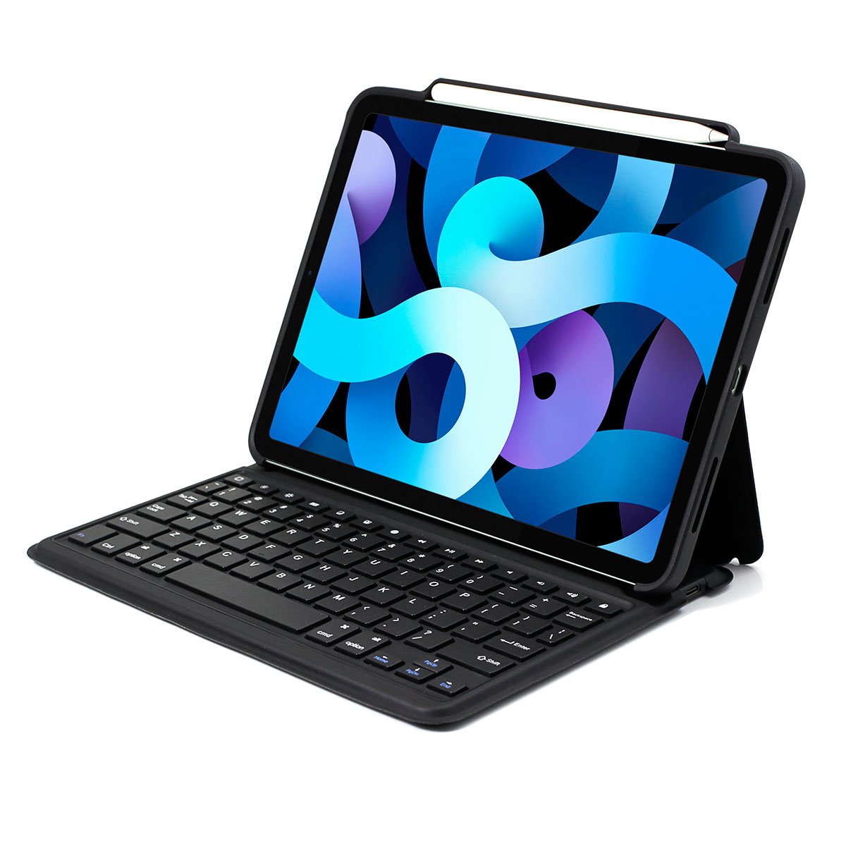 Tablet Smart Folio Waterproof Case Cover With Keyboard Pencil Holder for Apple 2020 iPad Air 4 Generation 10.9 inch iPad Pro 11