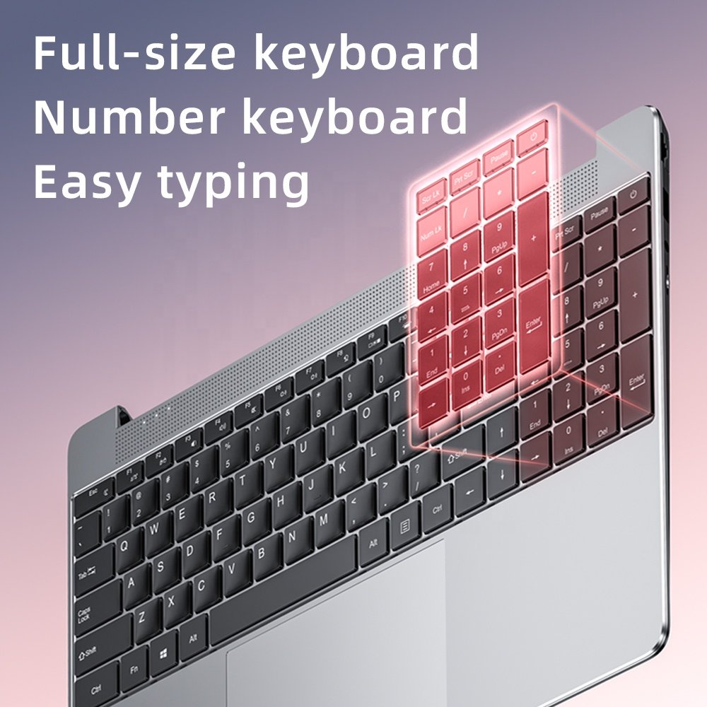 Factory Direct Supply 15.6 inch DERE R9 Pro Intel 11th 2.9GHz Plastic Cover Educational Student Win11 Laptop Computer