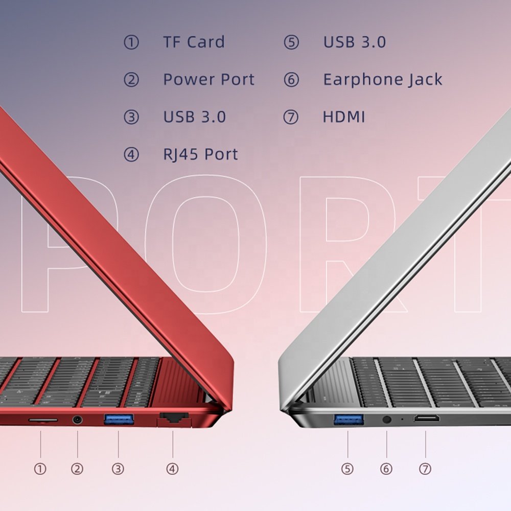 Factory Direct Supply 15.6 inch DERE R9 Pro Intel 11th 2.9GHz Plastic Cover Educational Student Win11 Laptop Computer