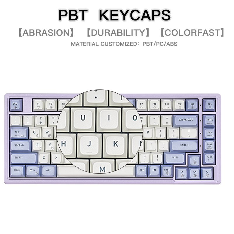 Hot Swappable 83 Keys Gaming Mechanical Keyboard USB Type-C RGB 75% Red Switch Wired Mechanical Keyboard Custom