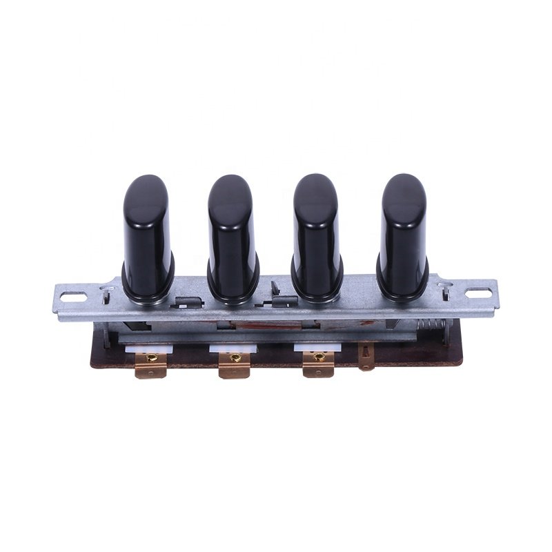 4 speed 5keys keyboard push button switch for kitchen hood