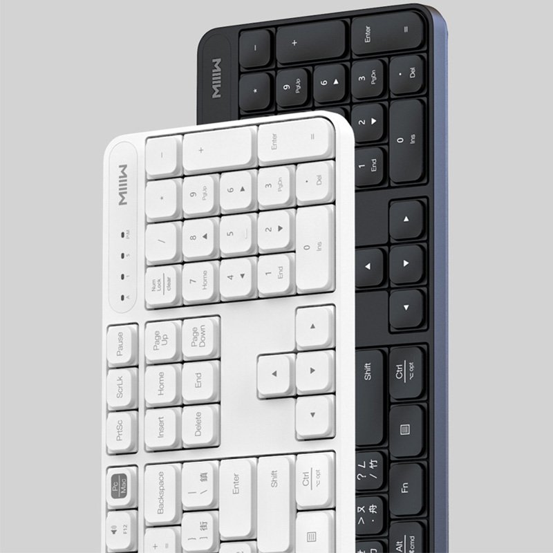 Youpin MIIIW Office Gaming Keyboard And Mouse Set Wireless USB Laptop Computer Keyboards Desktop For i Mac Windows Mute