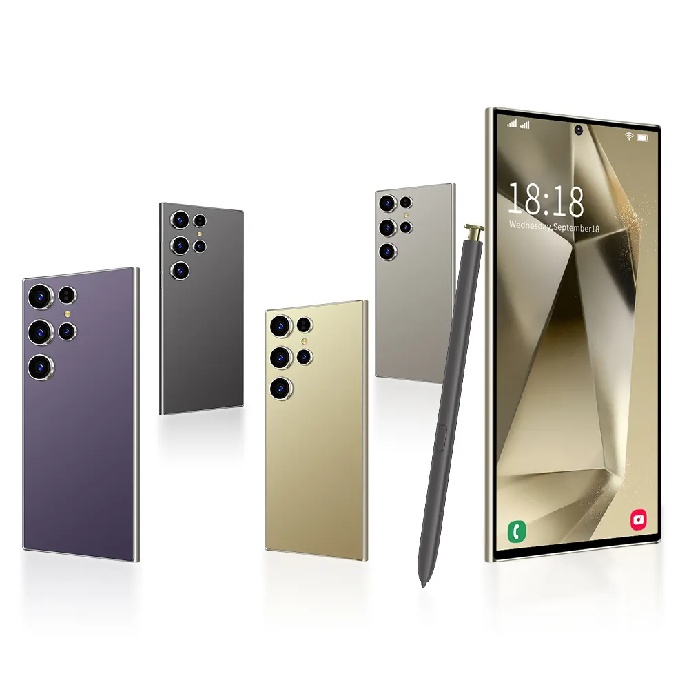 Factory original S24 Ultra 7.3HD+ Full Screen 8GB+512GB Camera 72MP+108MP magnetic wireless charger Mobile Phone