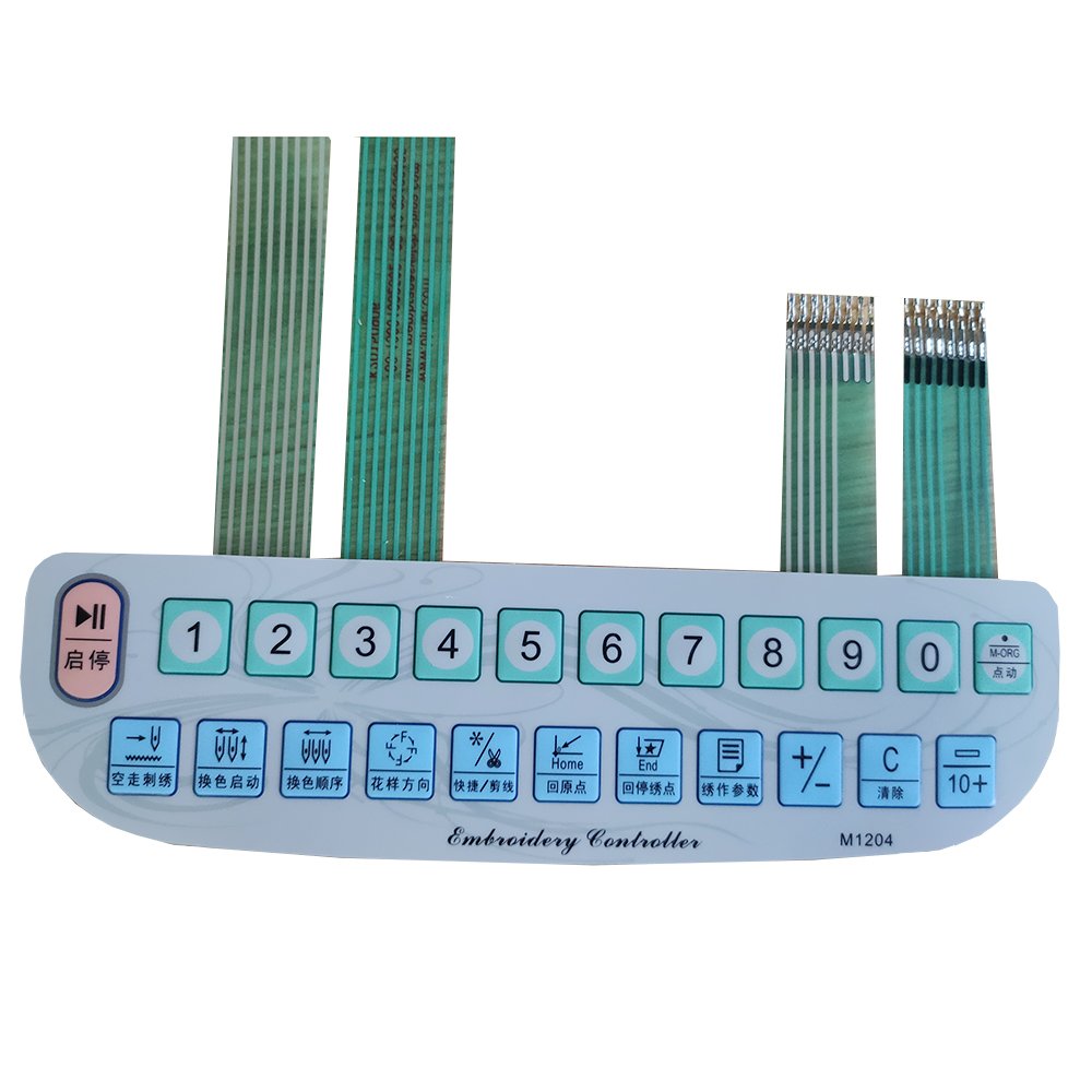 factory hot sale 16 Keys membrane switch keypads 4x4 matrix electronic keyboard