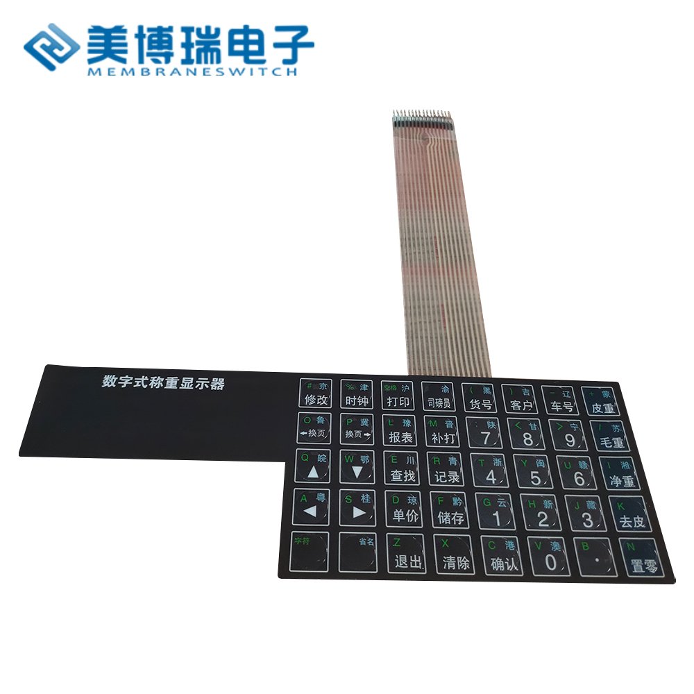 medical membrane switch keypad flexible circuit keyboard