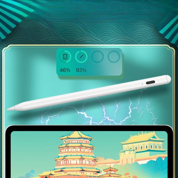 Ipad Air 5th Stylus 10.9 Inch Tablet PC Active Capacitor Pen for Apple Plastic Tablet with Keyboard and Pen and Cover in One Box
