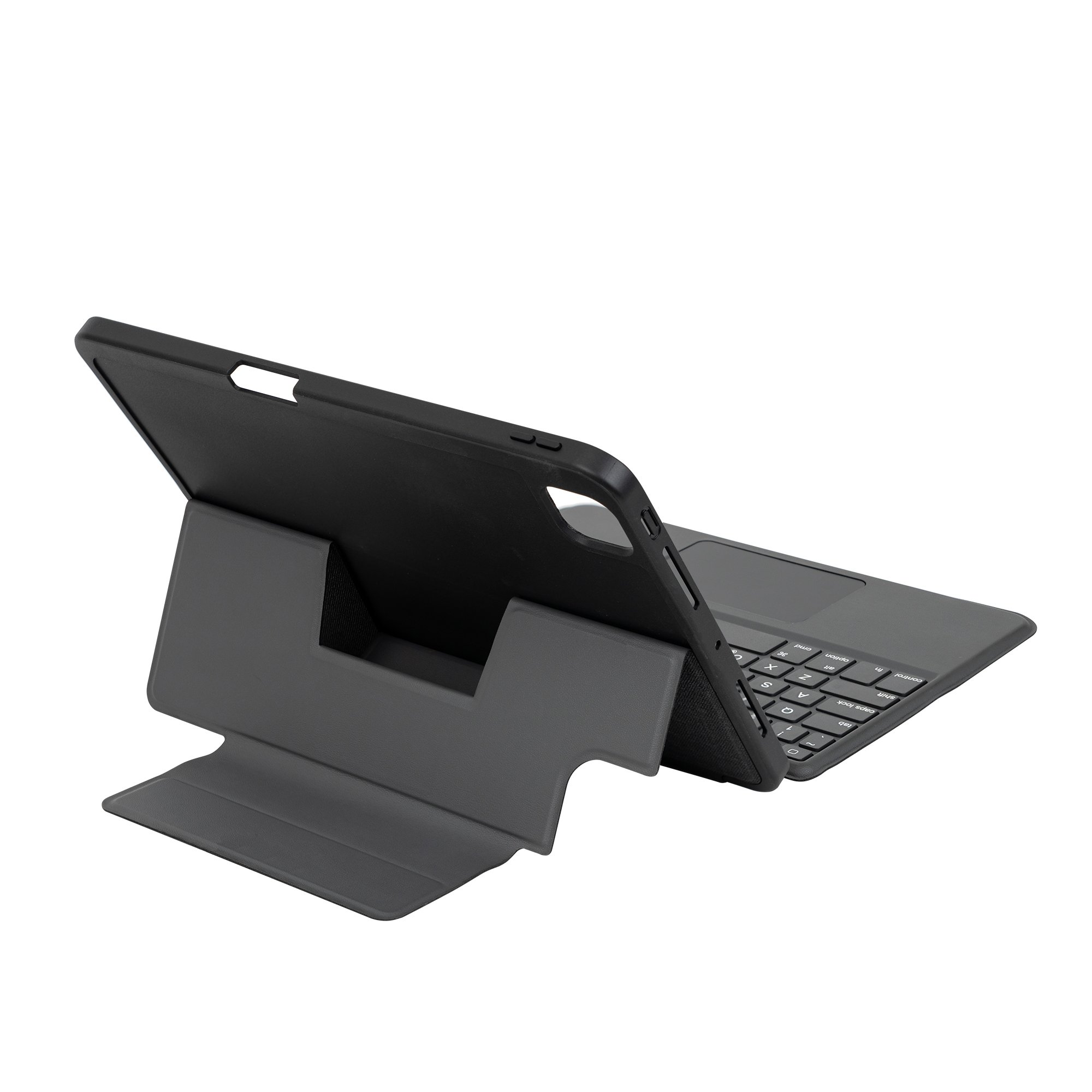 Bluetooth Keyboard Case Soft TPU cover case with Pencil Holder & touchpad for New 2024 iPad Pro 11"(M4)