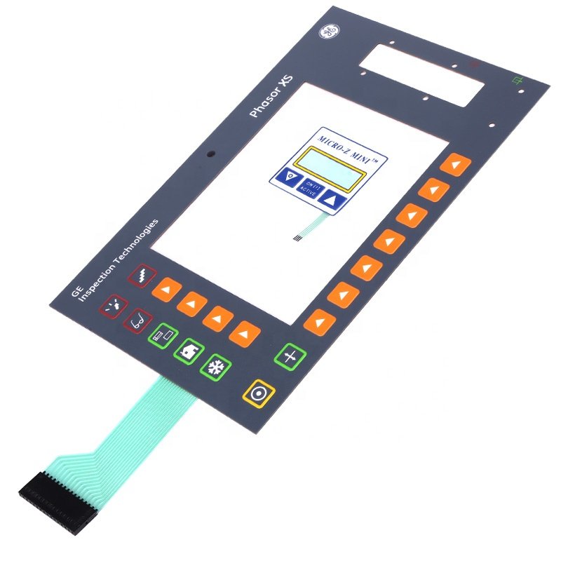 Customizable Tactile Film Switch Panel Waterproof Keyboard PET Communication Device 2024 New Product Hot Selling