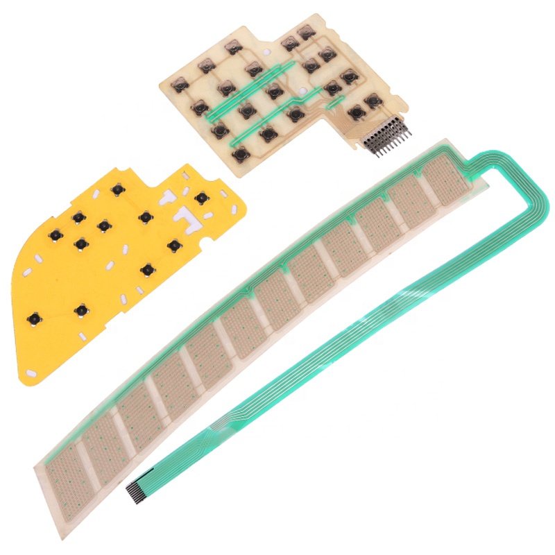 Customizable Tactile Film Switch Panel Waterproof Keyboard PET Communication Device 2024 New Product Hot Selling