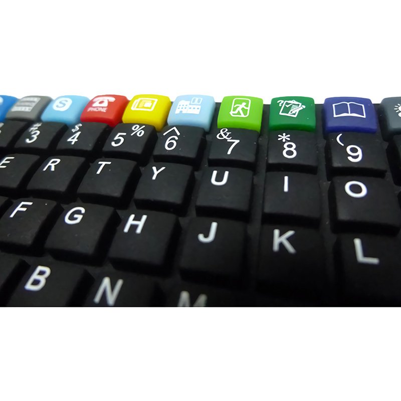Custom Made Silicone Rubber Numeric Keypad Function Keys Button Membrane Switch For Telecommunication Equipment