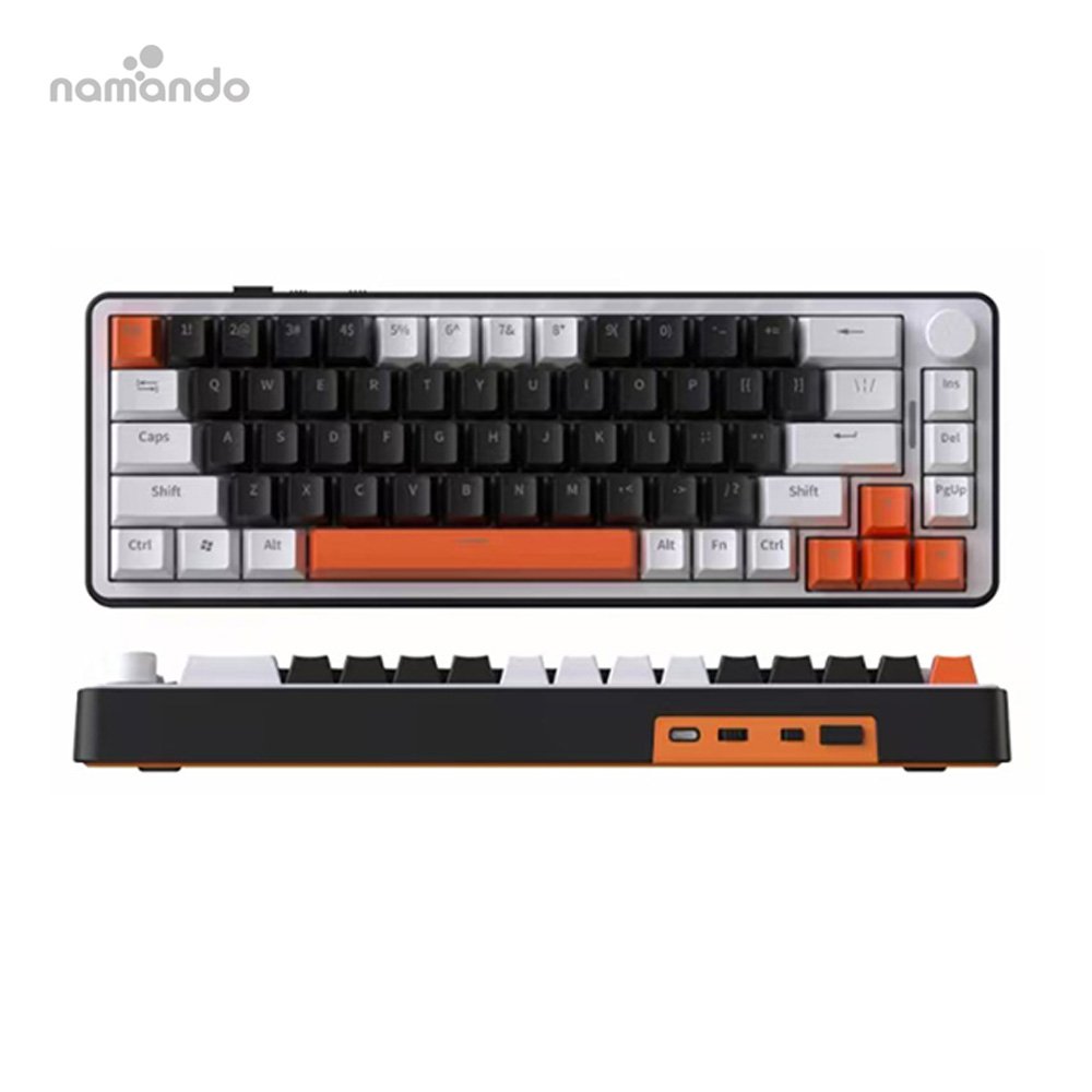 60% Percent Keyboard Mechanical Gaming Keyboard Gasket Mounted Wired LED Backlit Hot-Swap Keyboard with Arrow Keys for PC Laptop