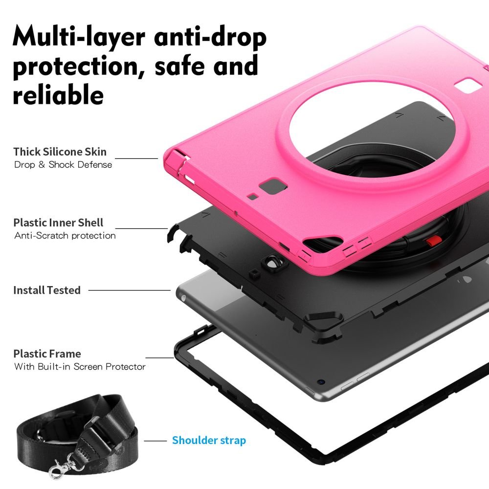 New China Manufacturer Keyboard Case 10.2 Inch Tablet Case Keyboard Cover Tpu Shockproof Kids Tablet Case
