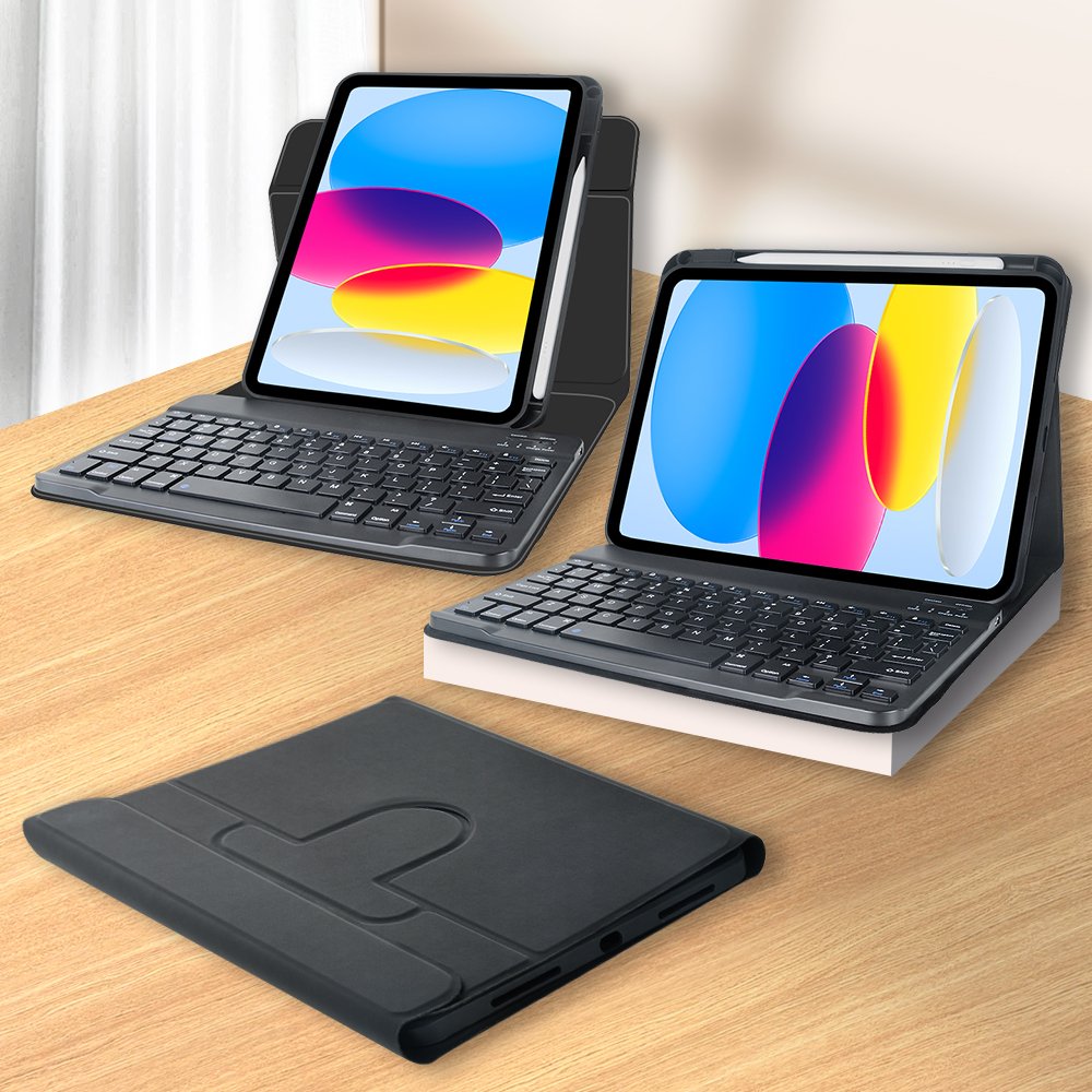 360 degree Rotating Keyboard case for iPad 10th gen 10.9 inch tablet case factory manufacture