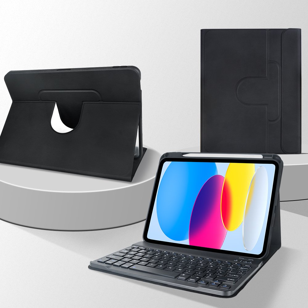 360 degree Rotating Keyboard case for iPad 10th gen 10.9 inch tablet case factory manufacture