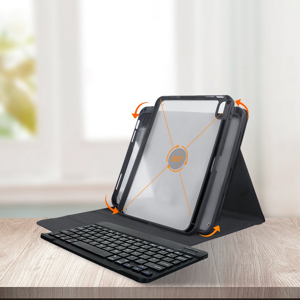 360 degree Rotating Keyboard case for iPad 10th gen 10.9 inch tablet case factory manufacture