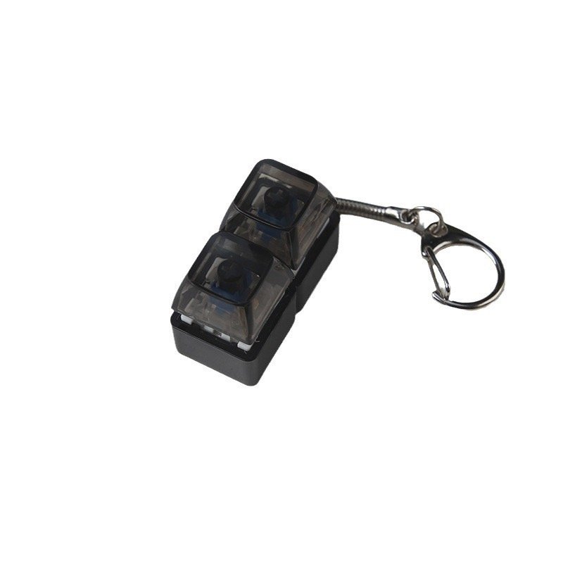 2/3/4 Keys Mechanical Keyboard Switch Keychain Keycap Tester Switches Key Chain With LED Light & Relieve Stress Keyboard