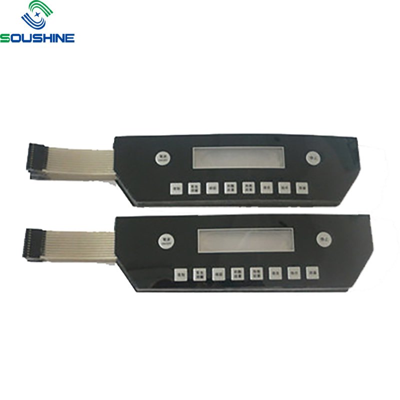 Capacitive Keypad Membrane Switch With Panel Overlay Polycarbon On Off Push Button Led Membrane Switch Panel