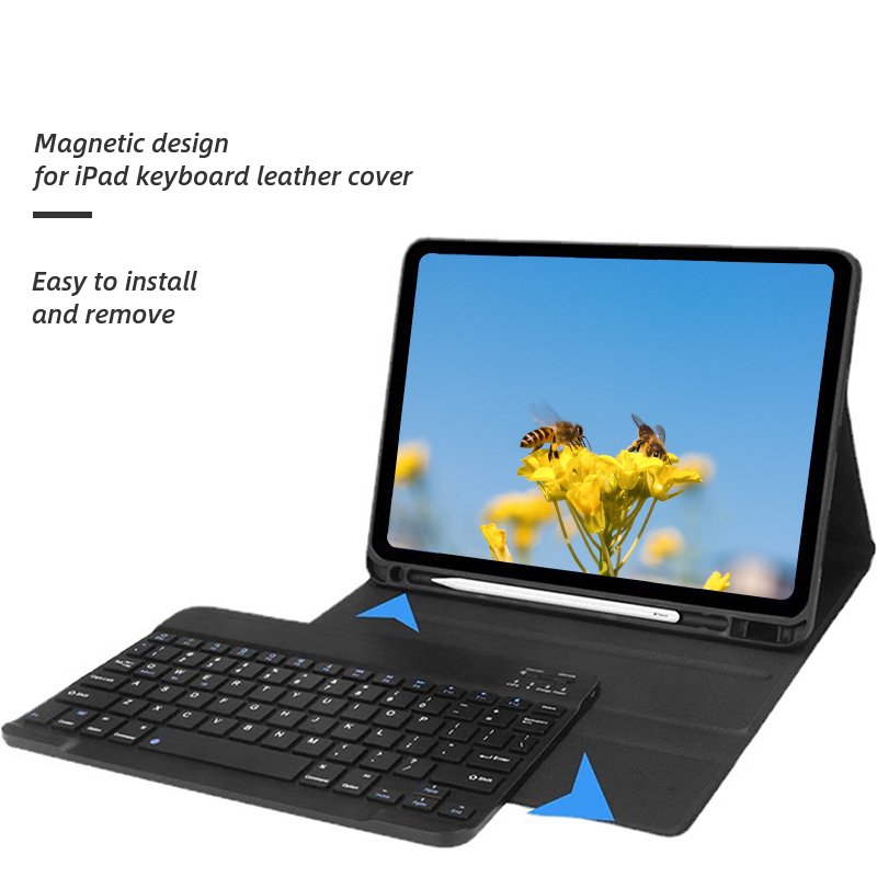 Smart Tablet Cases With Bt Keyboard Pen Slot Flip Leather Covers For Xiaomi Pad 5 / 5Pro /5G 2021 11Inch