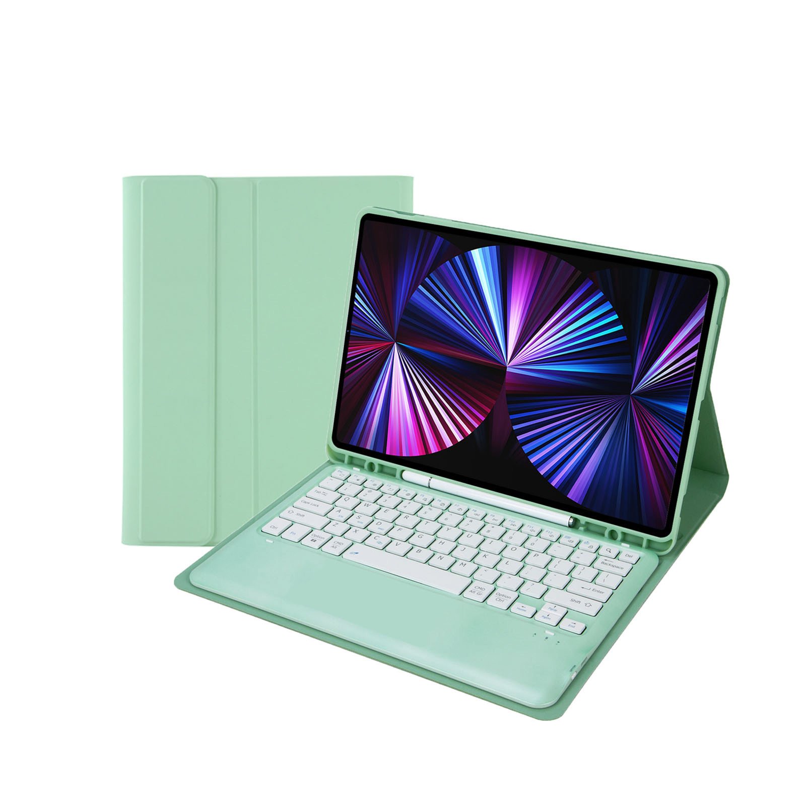 Manufacturer Wholesale Price iPad Pro 12.9-inch 2020 2021 Models Compatible Wireless Touchpad Keyboard Tablet Cover Case