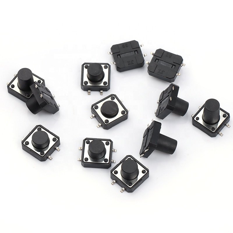 12mm*12mm Smt Tact Switches 4pin 12*12*4.3mm Push Button Smd Tact switch