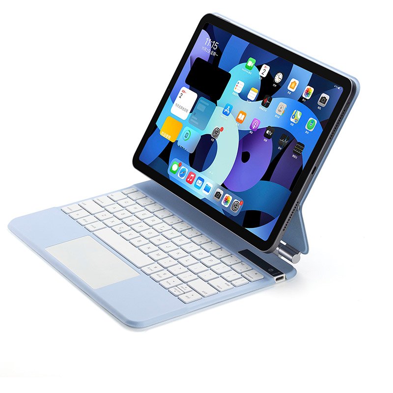 nice blue color Wireless keyboard case cover For iPad Pro 11 "Tablet Air4 case 10.9 with magnetic suction keyboard function