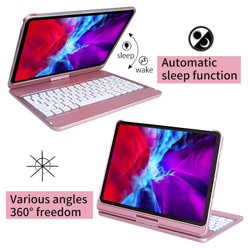 Buy Wireless BT Keyboard Case Splitable Portable for Ipad Pro 11 Protective Case Second Control Keyboard Case