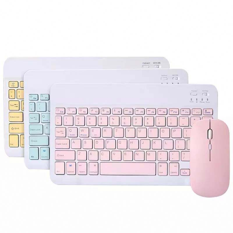 Wireless Keyboard And Mouse Combo For Apple Ipad Xiaomi Samsung Huawei Phone Tablet Wireless Keyboard For Android Ios Windows