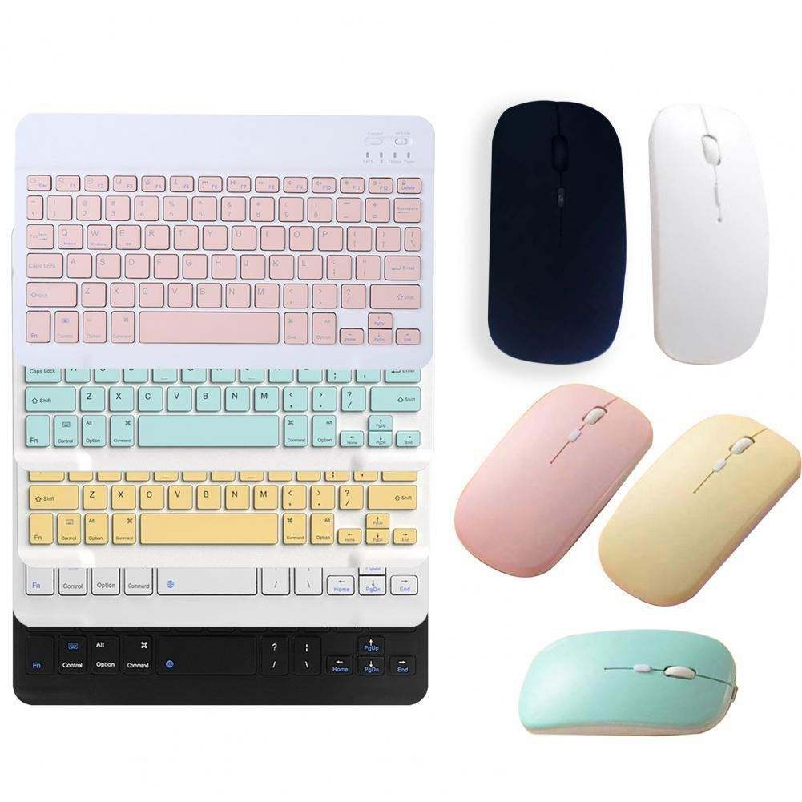 Wireless Keyboard And Mouse Combo For Apple Ipad Xiaomi Samsung Huawei Phone Tablet Wireless Keyboard For Android Ios Windows