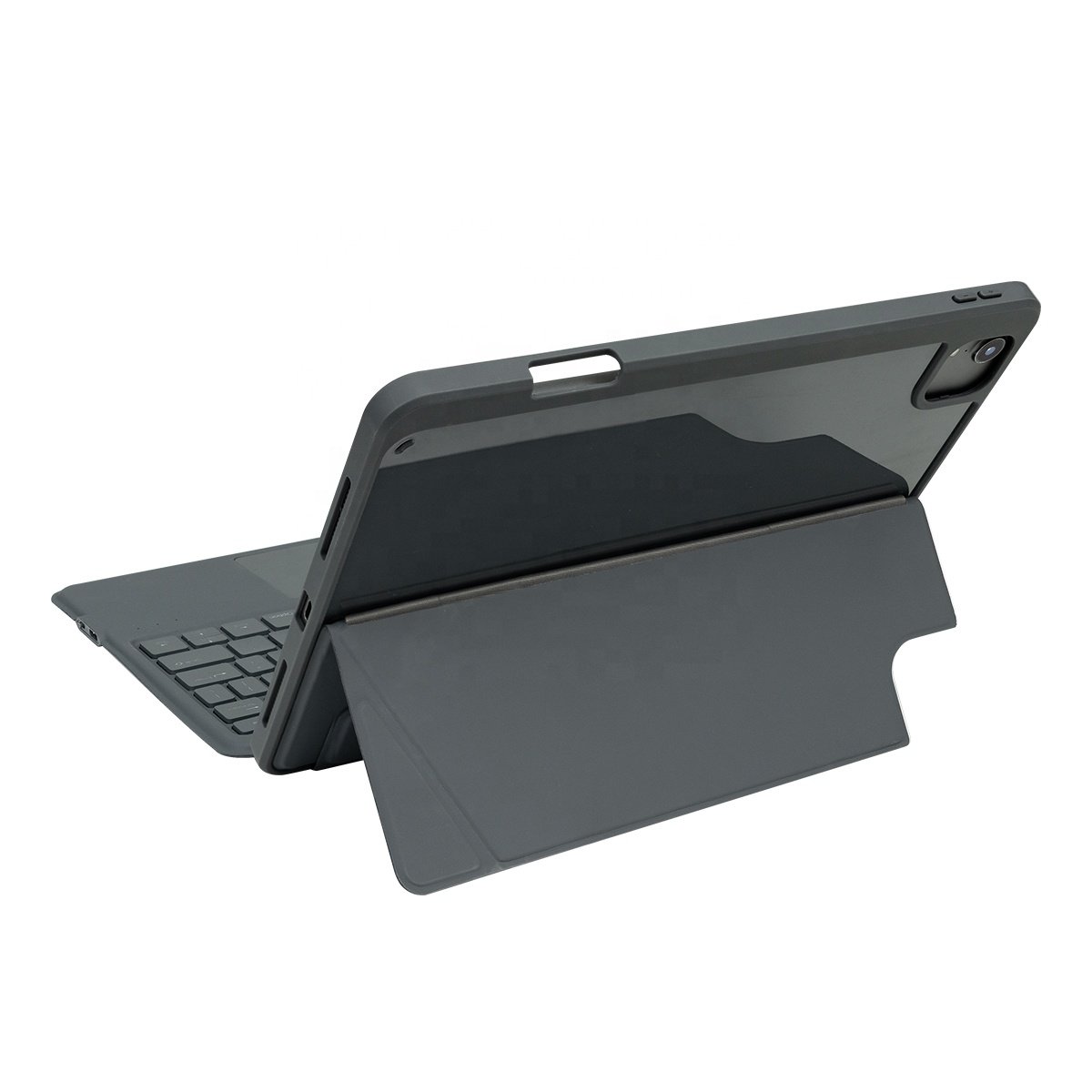OEM/ODM Detachable Bluetooth Keyboard Case with Trackpad for 10.2'' and 10.5'' iPad Lithium Battery Support USB-C Port Kickstand