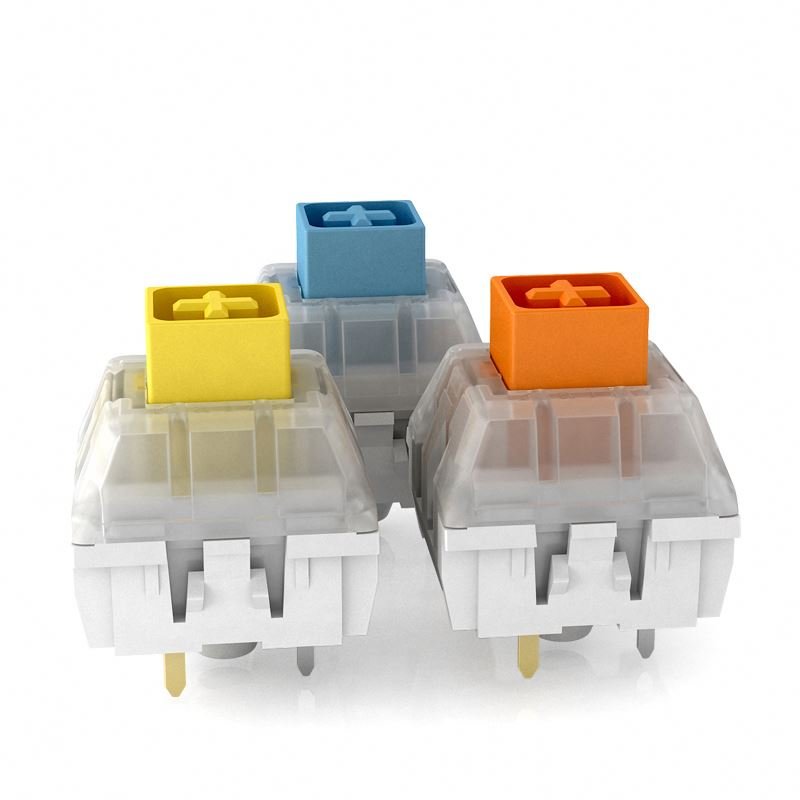 Kailh Box Heavy Pale Blue Burnt Orange Dark Yellow Switches For DIY Mechanical Keyboard