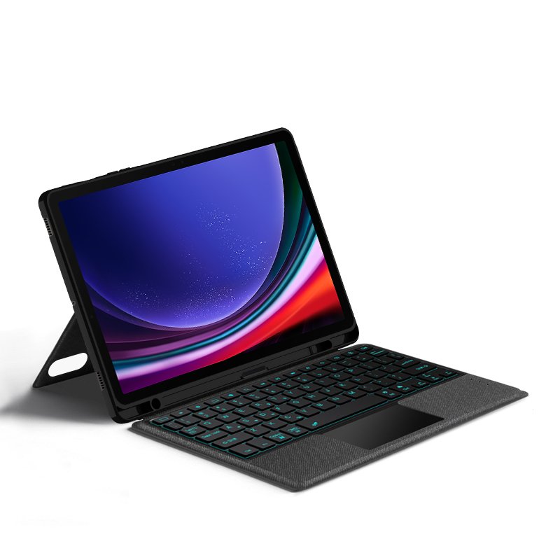 Trifold Flip Case Silicone Ultra Slim Tablet Covers For Samsung Galaxy Tab S9 Plus S9 Ultra 2023 S7 FE S6 Lite S8 Plus