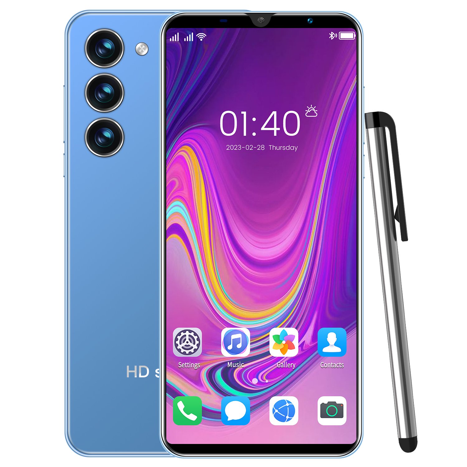 HSDF-S23+ 16GB+512GB phones mobile 5G android12 MEMORY 5.5 inch HD Screen Dual SIM Deca Core 1tb mobile phone