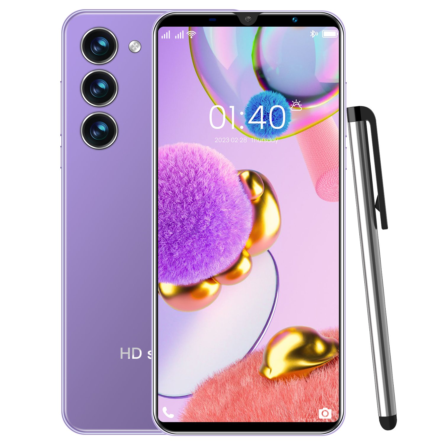 HSDF-S23+ 16GB+512GB phones mobile 5G android12 MEMORY 5.5 inch HD Screen Dual SIM Deca Core 1tb mobile phone