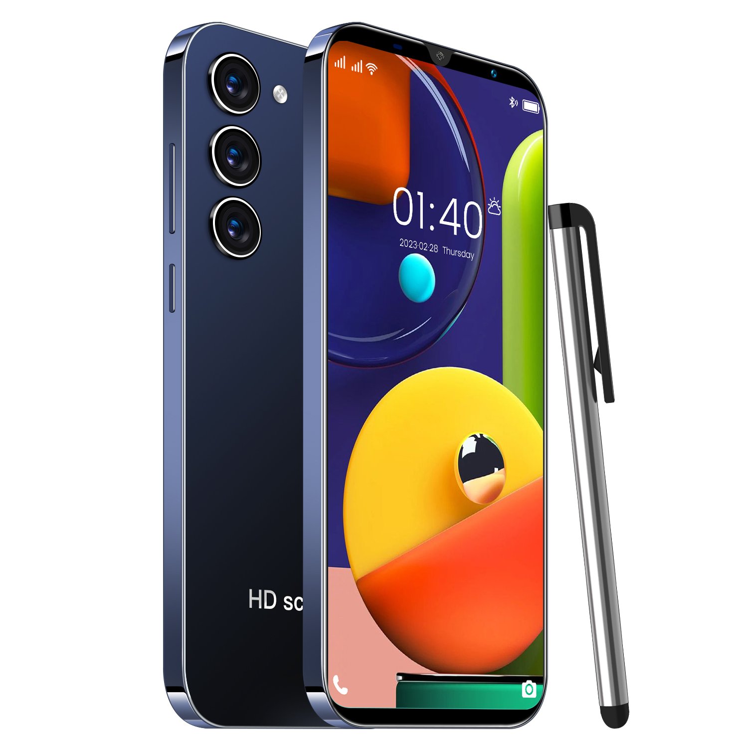 HSDF-S23+ 16GB+512GB phones mobile 5G android12 MEMORY 5.5 inch HD Screen Dual SIM Deca Core 1tb mobile phone