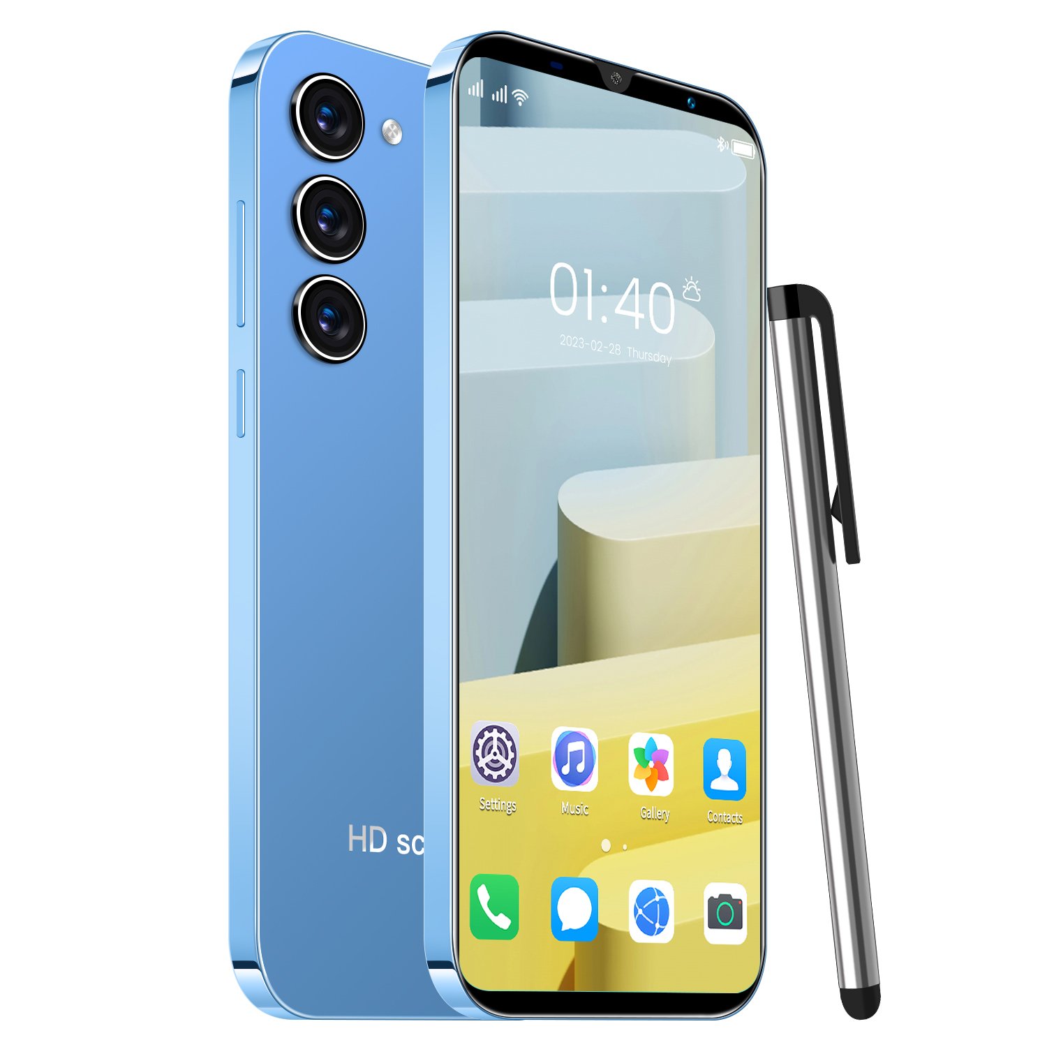 HSDF-S23+ 16GB+512GB phones mobile 5G android12 MEMORY 5.5 inch HD Screen Dual SIM Deca Core 1tb mobile phone