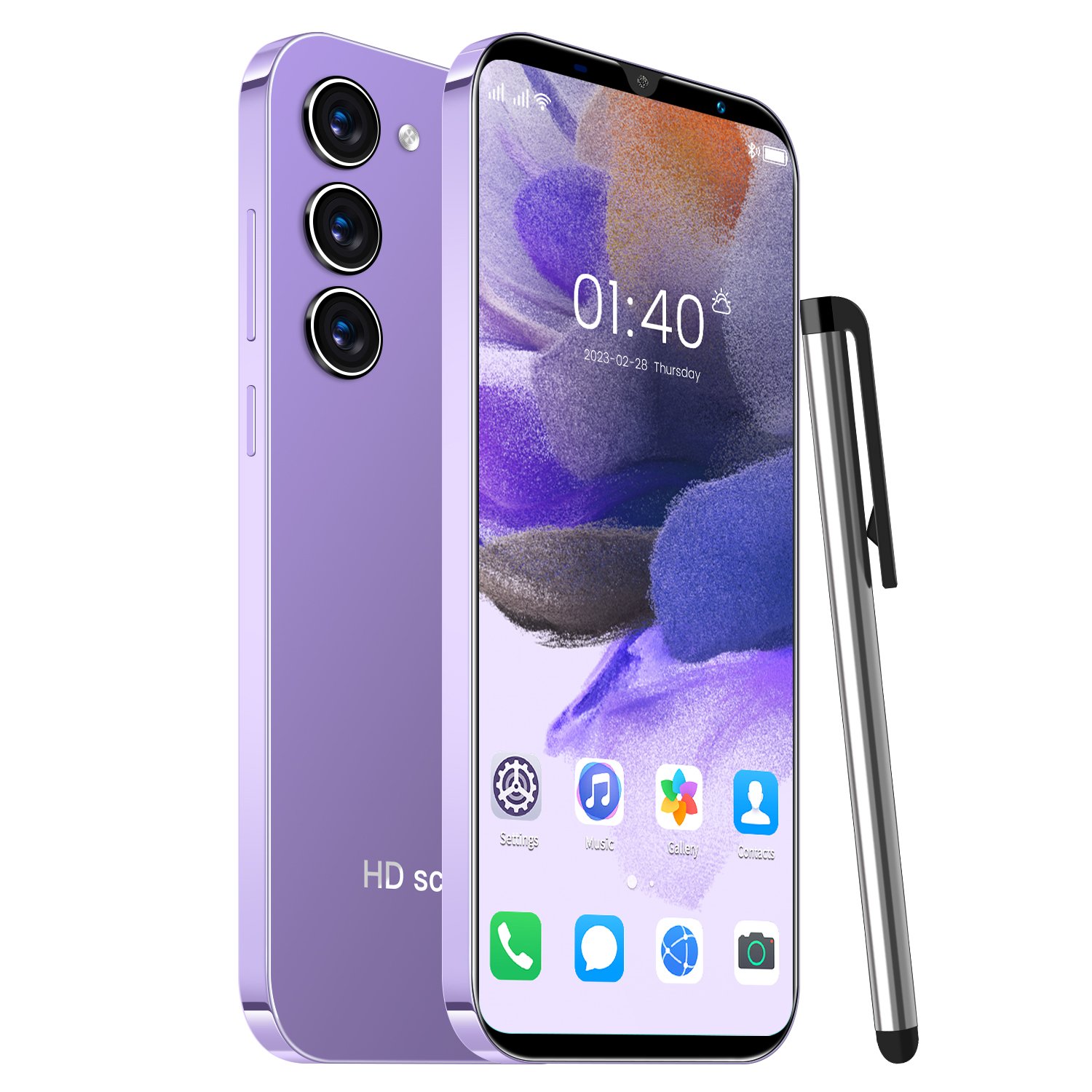 HSDF-S23+ 16GB+512GB phones mobile 5G android12 MEMORY 5.5 inch HD Screen Dual SIM Deca Core 1tb mobile phone