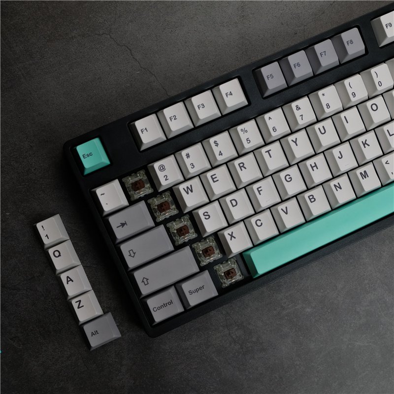 GMK Modern Dolch Light Keycaps PBT Dye-Sub Cherry Profile 142 Keys Mechanical Keyboard Keycap For MX Switch With 1.75U 2U Shift
