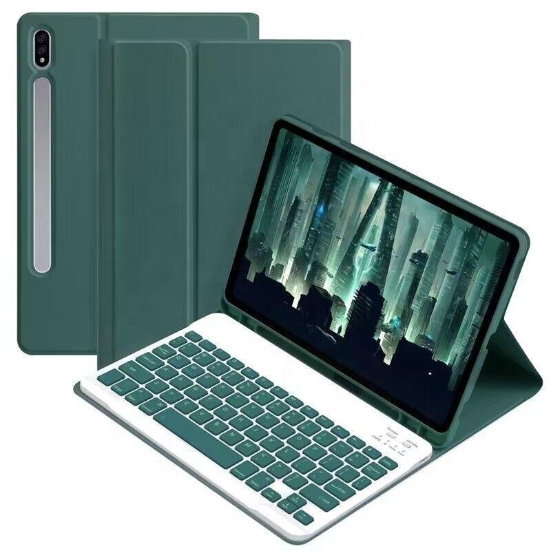 Wireless Backlit Keyboard Case with Soft TPU Leather Cover For 11inch Samsung Galaxy Tab Tablet S9 X710/X716/X718