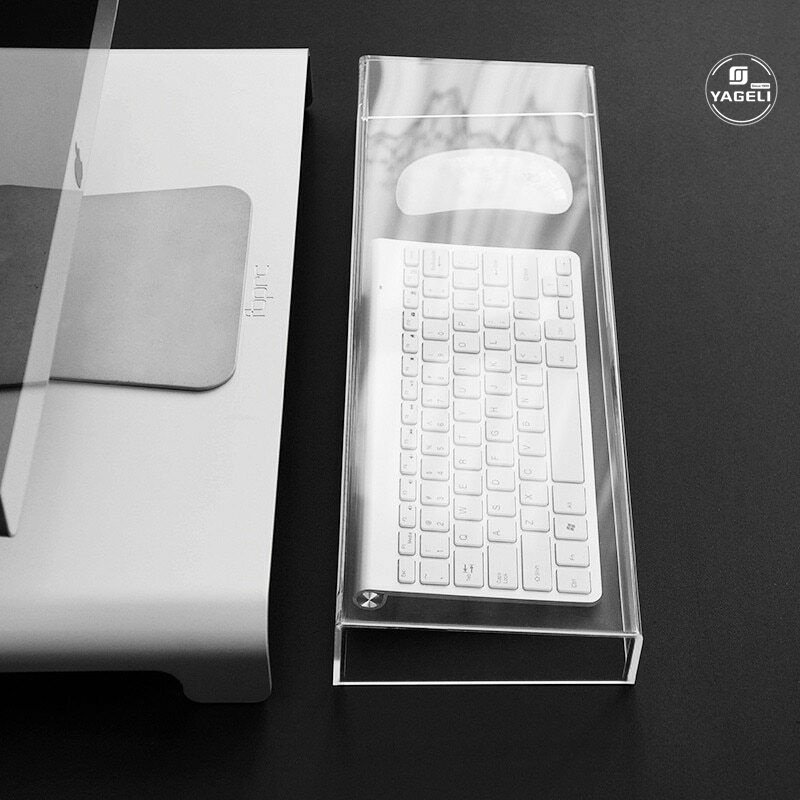 YAGELI Custom Clear Acrylic Protective Anti Dust Keyboard Cover For Keyboard Mouse Universal