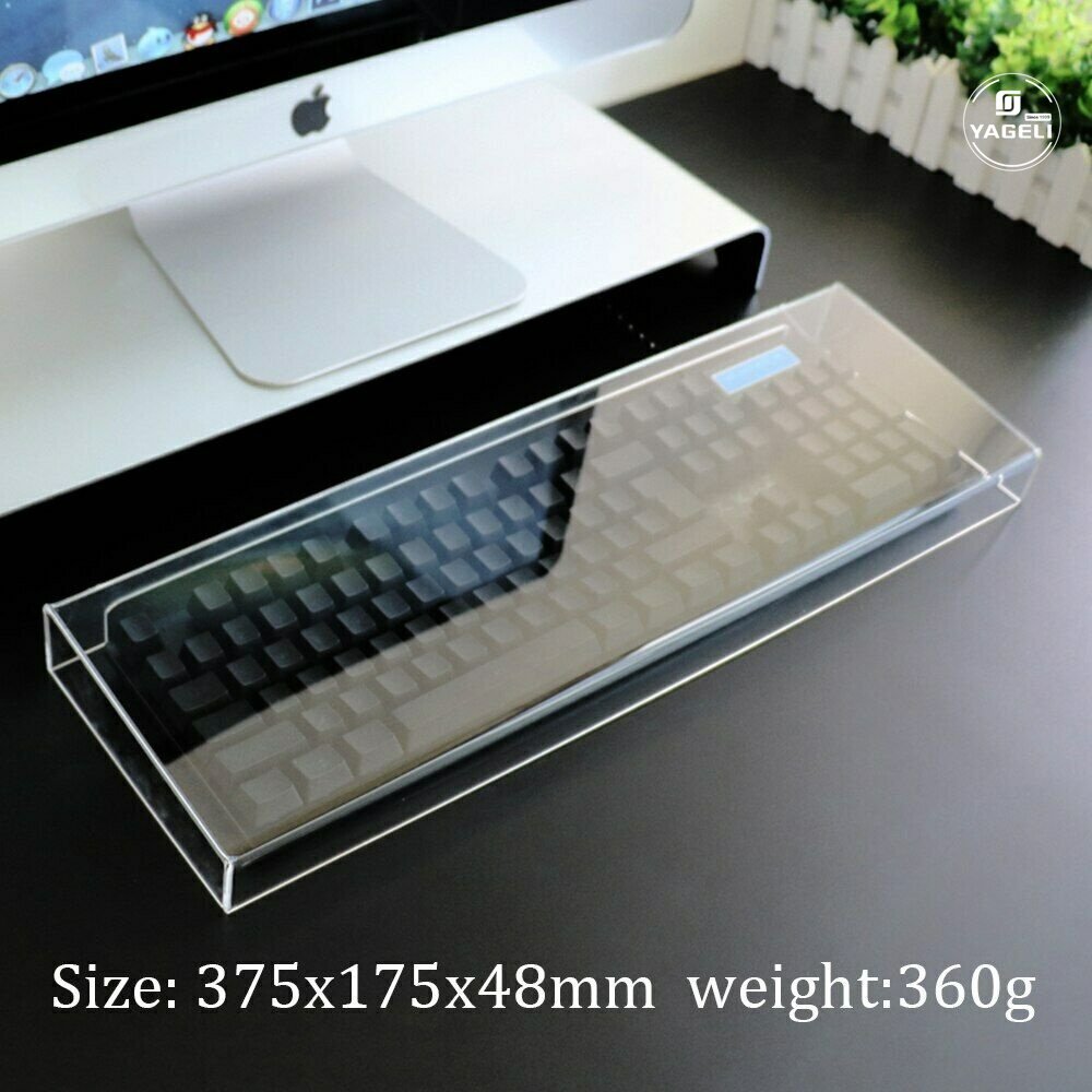 YAGELI Custom Clear Acrylic Protective Anti Dust Keyboard Cover For Keyboard Mouse Universal
