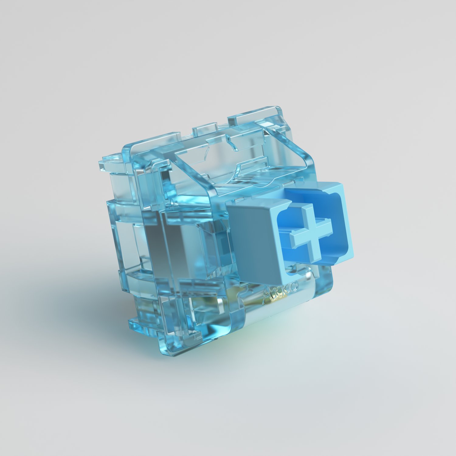 AKKO Jelly Black switch with dustproof stem 50gf actuation force heaviest Linear Mechanical Custom Keyboard Switches