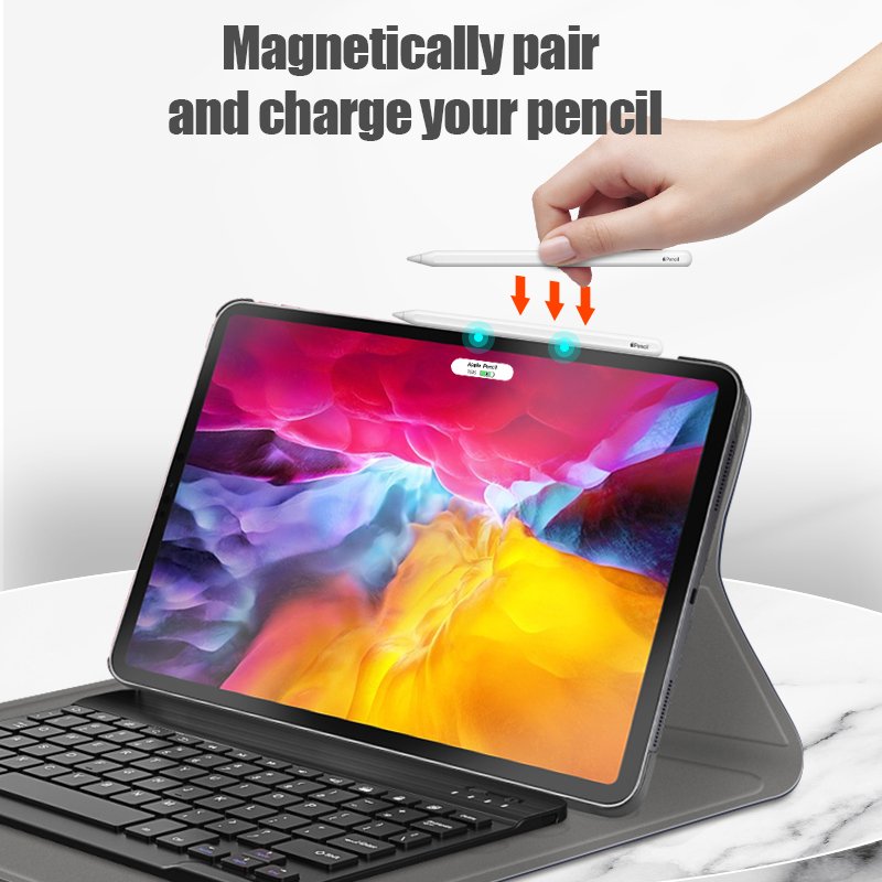 Keyboard case for ipad pro 12.9 2021 5th Generation for ipad Pro 12.9 2020 2018