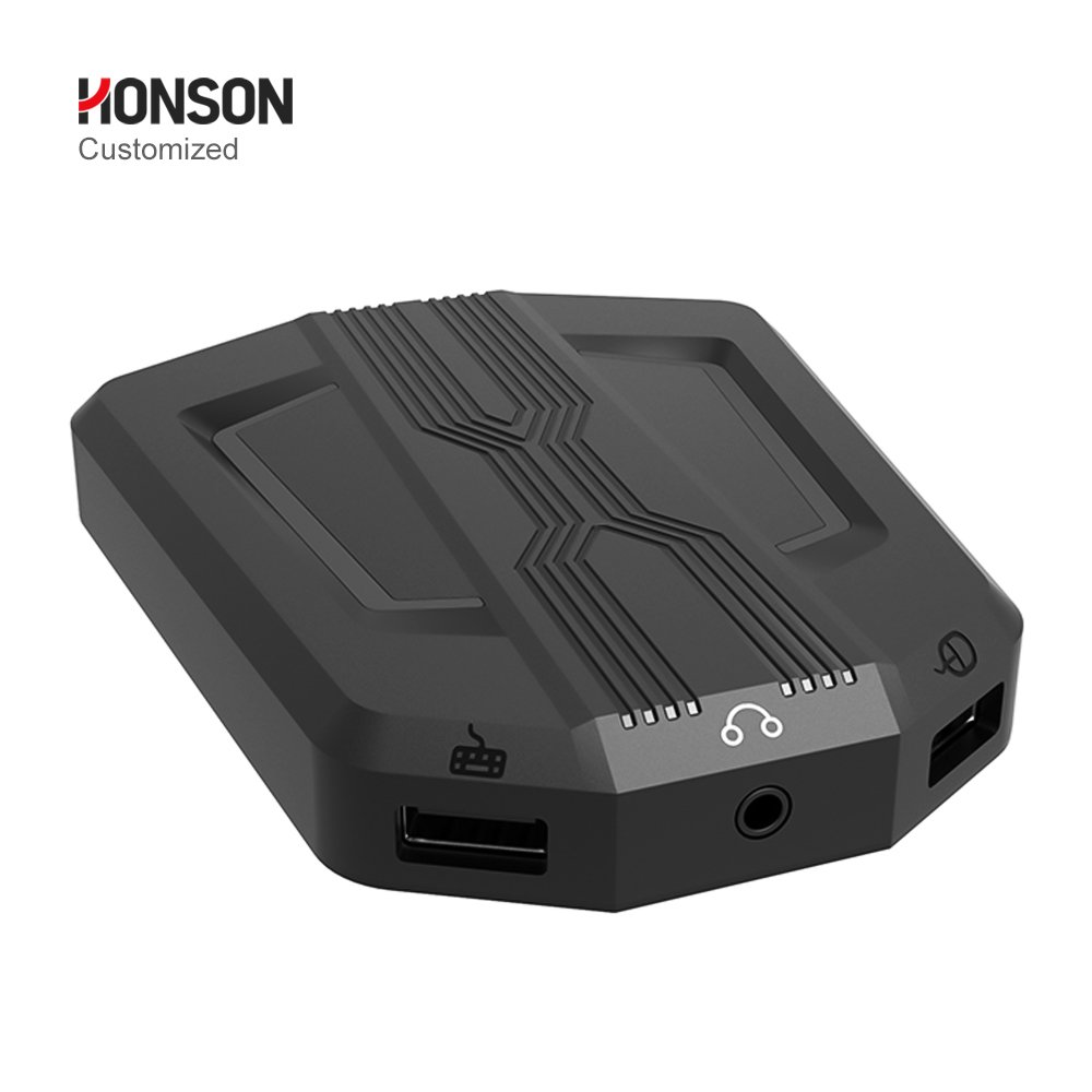 HONSON keyboard and mouse converter With audio mouse adapter for PS4/X BOX ONE /for PS3/for Nintendo switch converter