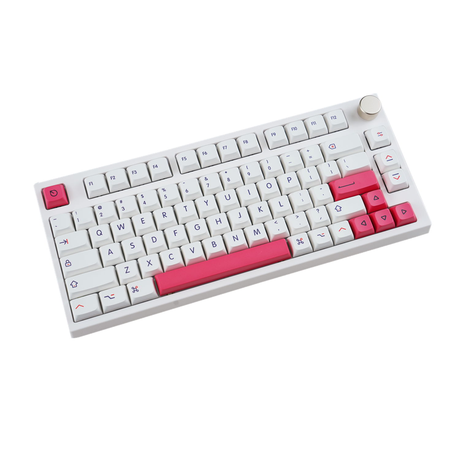 MATHEW TECH MK80 Max 75 Percent Hot-swappable Mechanical Keyboard rgb gaming, 3-mode Wireless Gasket mount keyboard ANSI/ISO