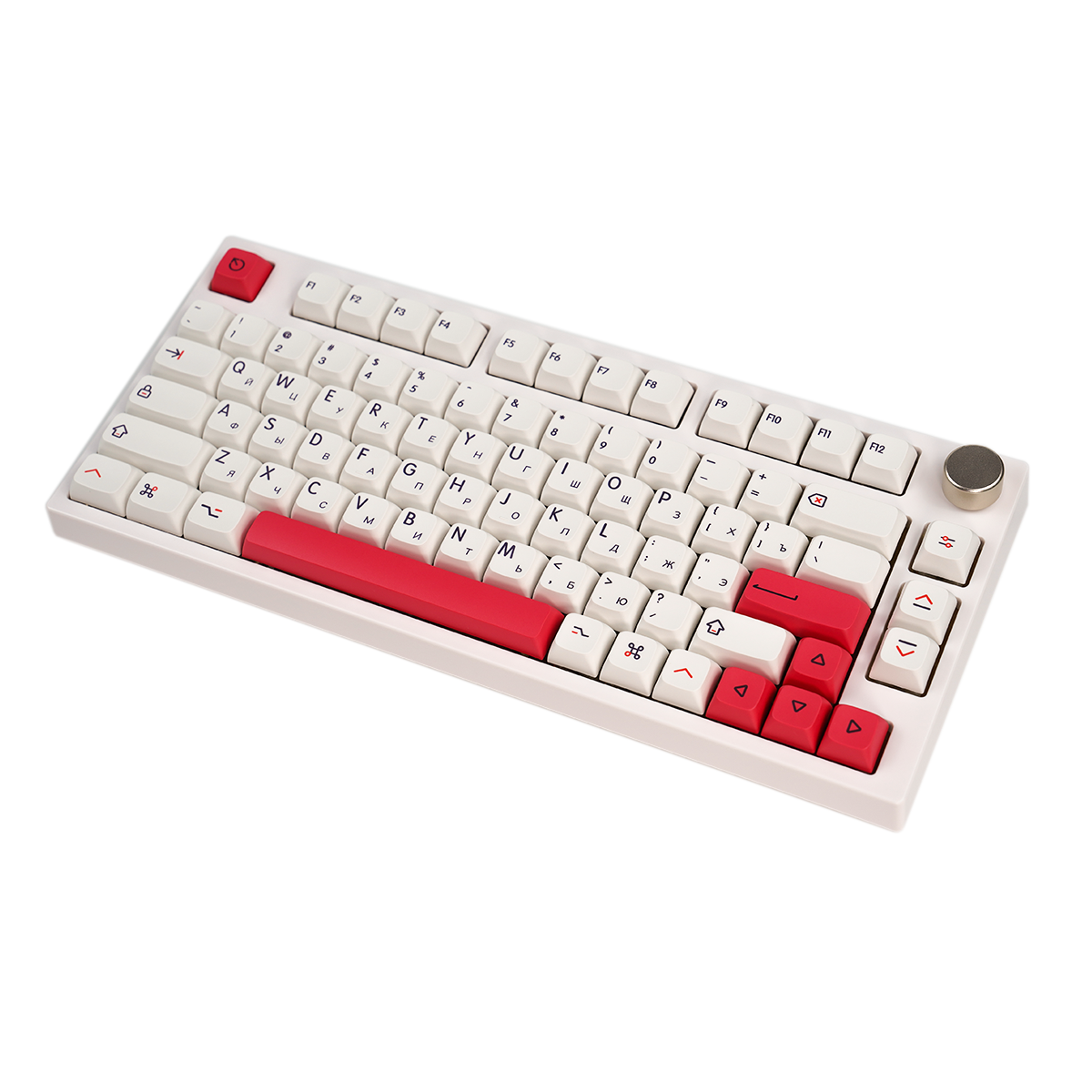 MATHEW TECH MK80 Max 75 Percent Hot-swappable Mechanical Keyboard rgb gaming, 3-mode Wireless Gasket mount keyboard ANSI/ISO