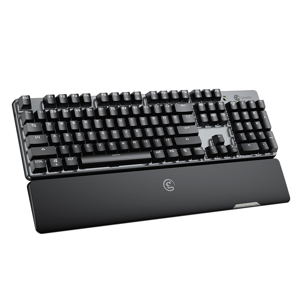 Dual Modes Red/Blue Switches Wireless Mechanical Gaming Keyboard for Android/iOS/PC
