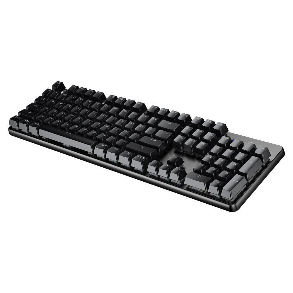Dual Modes Red/Blue Switches Wireless Mechanical Gaming Keyboard for Android/iOS/PC