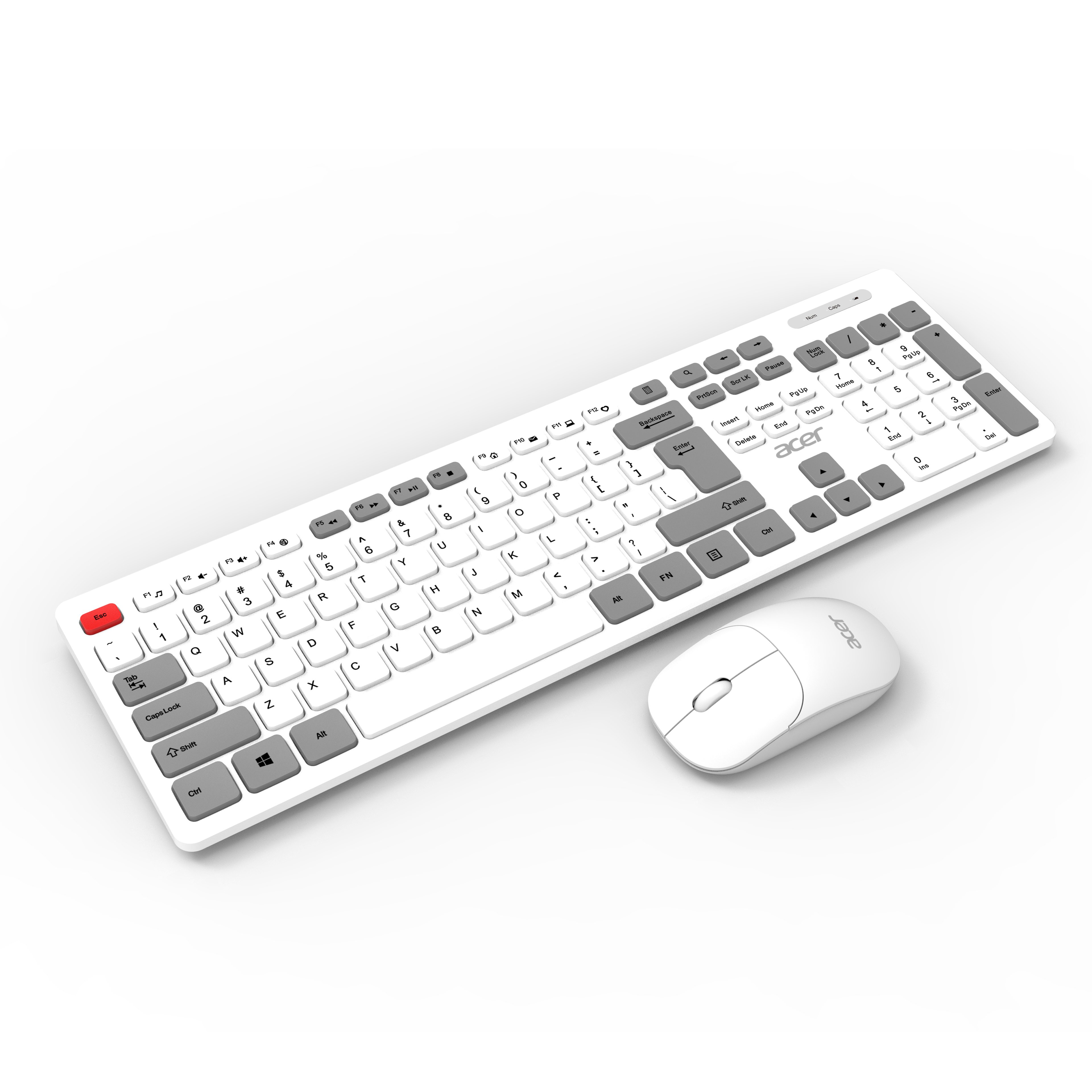 acer OAK920 2.4Ghz Wireless Keyboard and Mouse Combo Set for Office